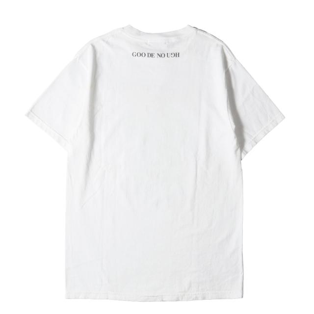 GOOD ENOUGH グッドイナフ Tシャツ サイズ:M / 90s グラデーション グラムgロゴ クルーネック Tシャツ (1998年モデル / ONEITAボディ) / ホワイト 白 / トップス カットソー 半袖 / アーカイブ【メンズ】【中古】【K4338】_1