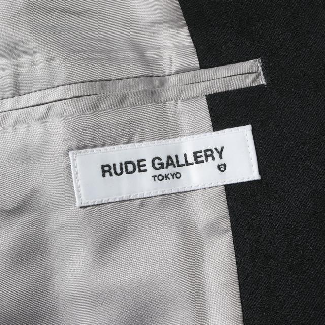 RUDE GALLERY ルードギャラリー セットアップ スーツ サイズ:各2 / 20AW シャドーパイソン柄 2B テーラードジャケット / スラックスパンツ / ブラック 黒 / 日本製 フォーマル カジュアル【メンズ】【中古】【K4339】_5