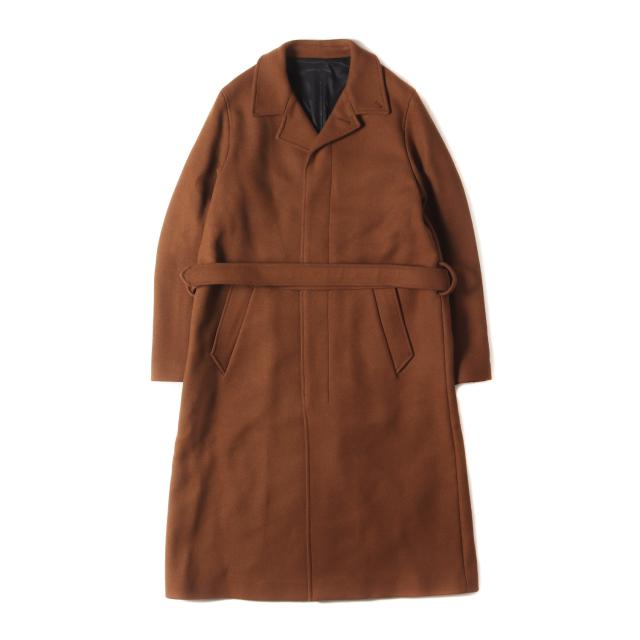 AMI paris ナイロン ロング ステンカラーコート メンズ アミ パリス ami メンズコート AMI paris ナイロン ロング ステンカラーコート