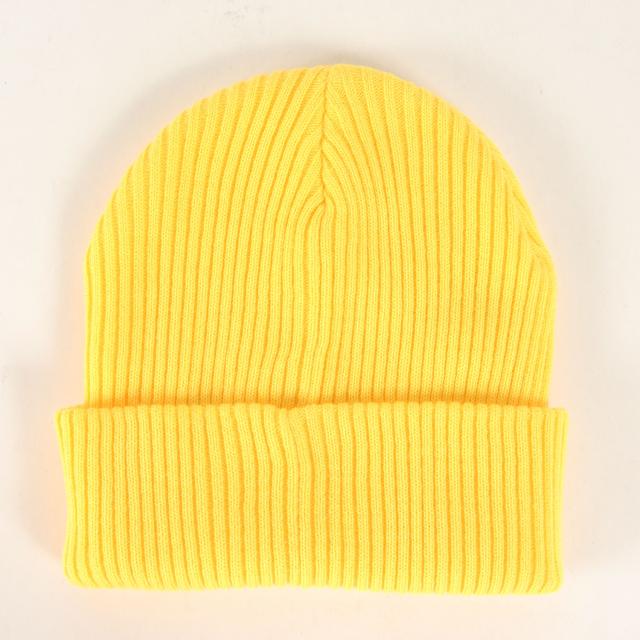 Supreme シュプリーム ビーニー / 20AW スモールボックスロゴ リブ ニット ビーニー (Wide Rib Beanie) / イエロー / BOX LOGO / 帽子【メンズ】【中古】【美品】【K4341】 Supreme シュプリーム ビーニー / 20AW スモールボックスロゴ リブ