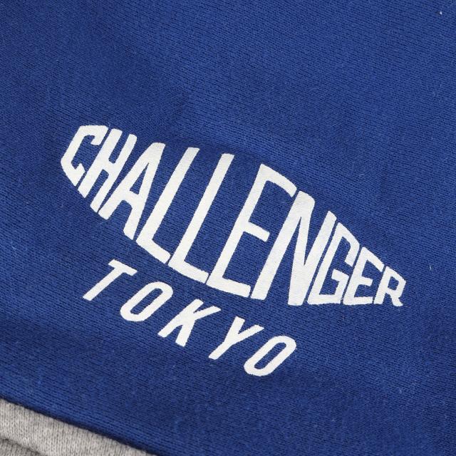 CHALLENGER チャレンジャー パーカー サイズ:S / フードロゴ ジップ スウェット パーカー (ZIP PRINTED HOODIE) / グレー ブルー / トップス フーディー 【メンズ】【中古】【K4345】_3