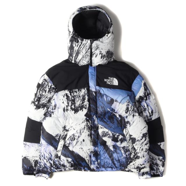 Supreme シュプリーム ジャケット サイズ:M 17AW THE NORTH FACE ノースフェイス 雪山柄 マウンテン バルトロ ダウン ジャケット Mountain Baltoro Jacket ND91701I アウター ブルゾン コラボ【メンズ】【中古】【美品】【K3932】