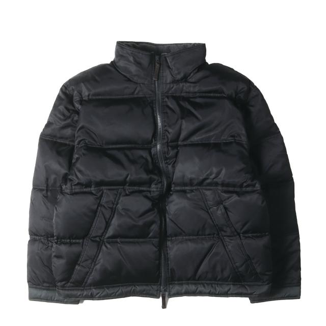 GAP ギャップ ジャケット サイズ:L / 00s ナイロン フルジップ ダウンジャケット / ブラック 黒 / アウター ブルゾン 上着 / 00年代 ヴィンテージ 古着 【メンズ】【中古】【K4347】