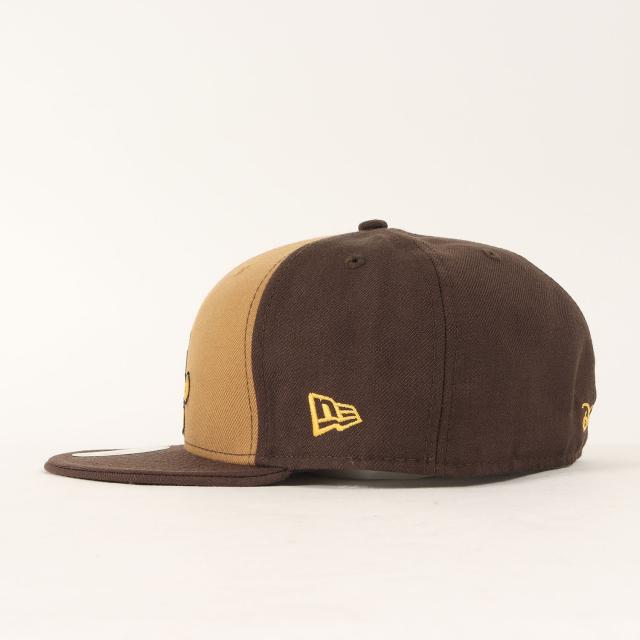 NEW ERA ニューエラ キャップ サイズ:7 3/4(61.5cm) / Disney くまのプーさん ベースボールキャップ / ブラウン / 帽子 コラボ 別注【メンズ】【中古】【K4349】