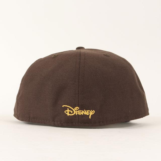 NEW ERA ニューエラ キャップ サイズ:7 3/4(61.5cm) / Disney くまのプーさん ベースボールキャップ / ブラウン / 帽子 コラボ 別注【メンズ】【中古】【K4349】