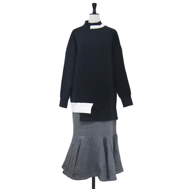 エンフォルド オーバーサイズワンピース ENFOLD エンフォルド ネイビー エンフォルド オーバーサイズワンピース ENFOLD エンフォルド ネイビー