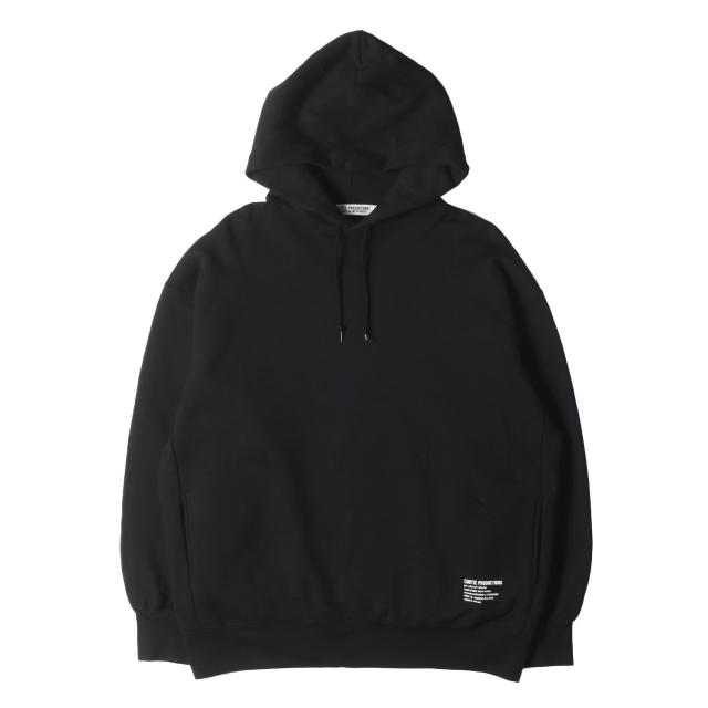 COOTIE クーティー パーカー サイズ:M / 24AW オーバーサイズ ワッフル ジップ パーカー (N/C Waffle Zip Hoodie ) / ブラック 黒 / トップス フーディー プルオーバー【メンズ】【中古】【美品】【K4351】