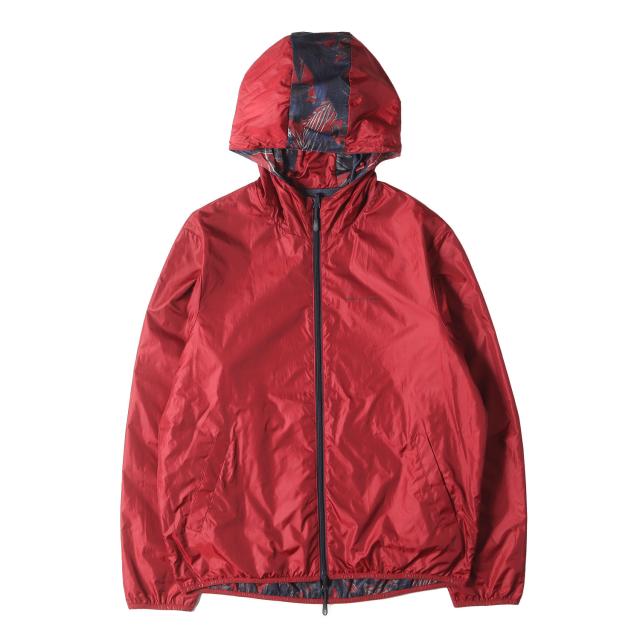 ARMANI EXCHANGE アルマーニエクスチェンジ ブルゾン サイズ:L / リバーシブル フーデッド ダブルジップ ブルゾン / ボルドー ネイビー / アウター ジャケット 上着【メンズ】【中古】【K4352】