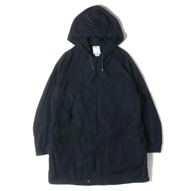 visvim ビズビム コート サイズ:2 / 20SS 泥染め パターソン ミリタリー モッズコート (PATTERSON OVERCOAT) / ネイビー 紺 / アウター ジャケット 上着【メンズ】【中古】【K4352】の通販は