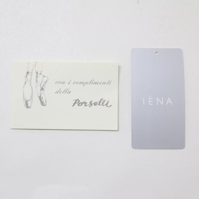 porselli  ポルセリ オレンジ サイズ:38(24.0cm) / 24春夏 グリッター バレエ シューズ / フラット パンプス ラメ リボン / イタリア製 / ブランド 靴【レディース】【K4352】