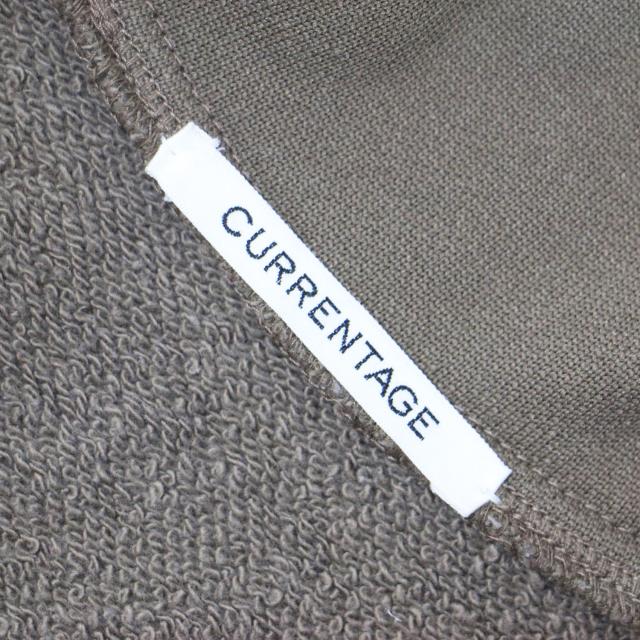 CURRENTAGE カレンテージ IENA 別注 スウェット カーキ サイズ:FREE / 24秋冬 2WAY SWEAT ハーフジップ スウェットシャツ / 長袖 プルオーバー ショート丈 裏毛 コットン / トップス トレーナー / 日本製【レディース】【中古】【K4353】_3