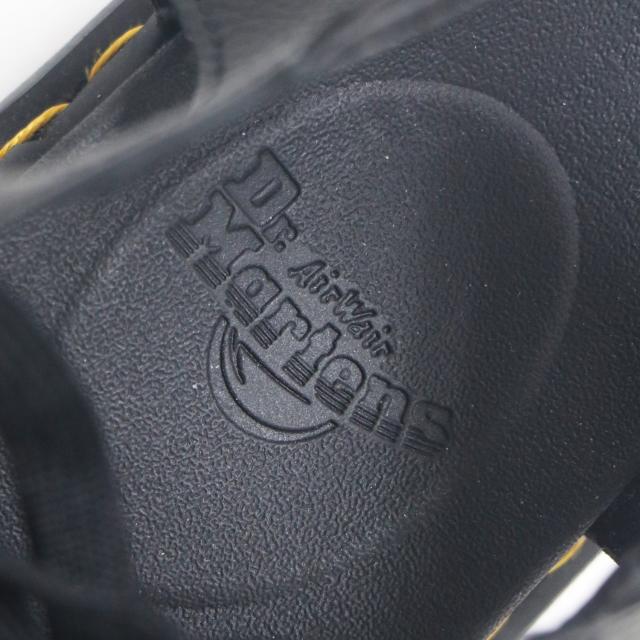 Dr.Martens ドクターマーチン ブラック 黒 サイズ:UK6(25.0cm) / BLAIRE HDW サンダル / レザー レースアップ アイレット フラット ボリュームソール / シューズ 靴【レディース】【中古】【K4353】