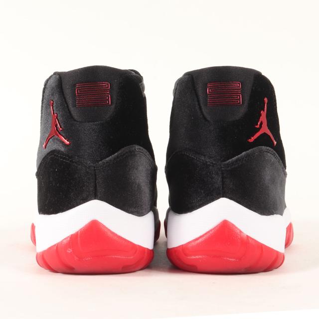 NIKE ナイキ サイズ:27.5cm / WMNS AIR JORDAN 11 RETRO BRED VELVET (DB5457-061) / ウィメンズ エアジョーダン11 レトロ ブレッド ベルベット / ブラック ジムレッド 黒赤 / WMNS US10.5 / ハイカット スニーカー シューズ 靴【メンズ】【中古】【美品】【K4354】_2