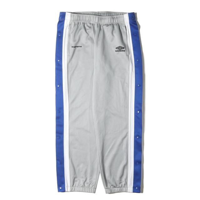 Supreme シュプリーム パンツ サイズ:M / 23SS UMBRO ジャージ トラックパンツ (Break-Away Track Pant) / ライトグレー / ボトムス ズボン / コラボ【メンズ】【中古】【美品】【K4359】の通販は