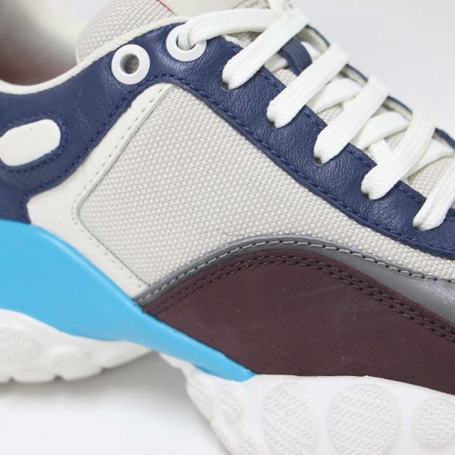 CAMPER カンペール スニーカー ボルドー ネイビーッ ベージュ×ブルー サイズ:38(24.0cm) / PELOTAS MARS K201590-003 / ぺロータス マーズ ボリュームソール レースアップ / ローカット スニーカー シューズ 靴【レディース】【中古】【K4359】