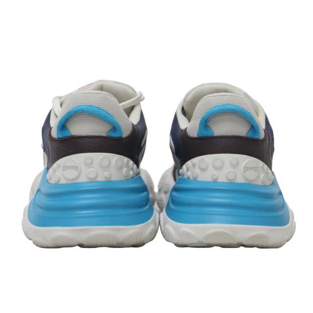 CAMPER カンペール スニーカー ボルドー ネイビーッ ベージュ×ブルー サイズ:38(24.0cm) / PELOTAS MARS K201590-003 / ぺロータス マーズ ボリュームソール レースアップ / ローカット スニーカー シューズ 靴【レディース】【中古】【K4359】