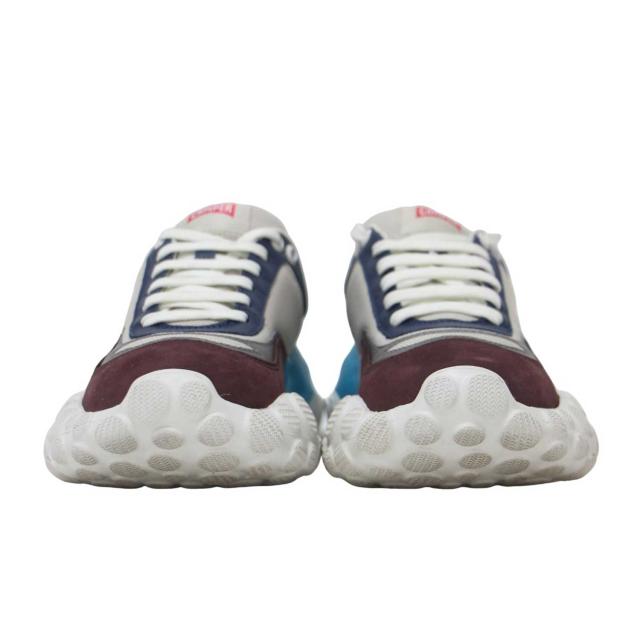 CAMPER カンペール スニーカー ボルドー ネイビーッ ベージュ×ブルー サイズ:38(24.0cm) / PELOTAS MARS K201590-003 / ぺロータス マーズ ボリュームソール レースアップ / ローカット スニーカー シューズ 靴【レディース】【中古】【K4359】