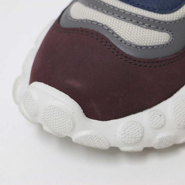 CAMPER カンペール スニーカー ボルドー ネイビーッ ベージュ×ブルー サイズ:38(24.0cm) / PELOTAS MARS K201590-003 / ぺロータス マーズ ボリュームソール レースアップ / ローカット スニーカー シューズ 靴【レディース】【中古】【K4359】