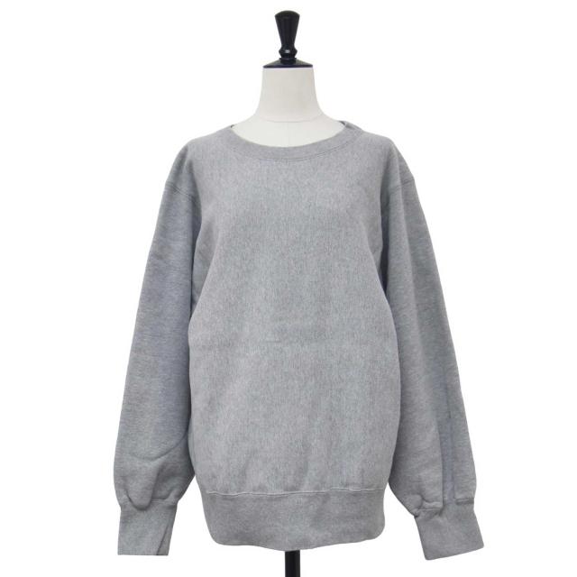 FRAMe WORK フレームワーク スウェット グレー サイズ:FREE / 20th ANNIVERSARY スウェットシャツ / クルーネック 長袖 プルオーバー 吊り裏毛 / 日本製 / トップス トレーナー プルオーバー【レディース】【中古】【K4361】