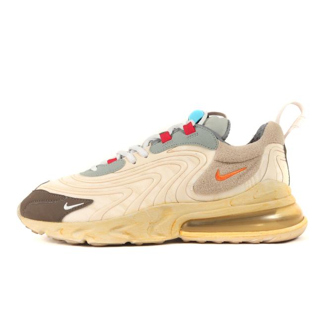 NIKE ナイキ サイズ:27.5cm / Travis Scott AIR MAX 270 CACTUS TRAILS (CT2864-200) トラヴィス・スコット エアマックス270 カクタス トレイル / ライトクリーム スターフィッシュ / US9.5 / スニーカー シューズ 靴 / コラボ 別注【メンズ】【中古】【美品】【K4363】