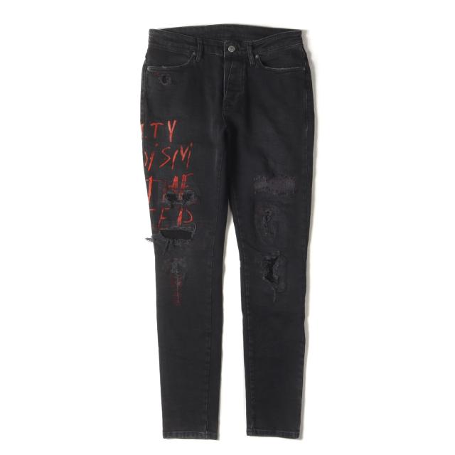 【Used】ksubi スビ 定番 人気モデル ブラック デニムパンツ スキニー ロック モノトーン 細身 メンズ S W28 ■YN19I2615 ksubi（デニム⁄ジーンズ）のフリマアイテム一覧