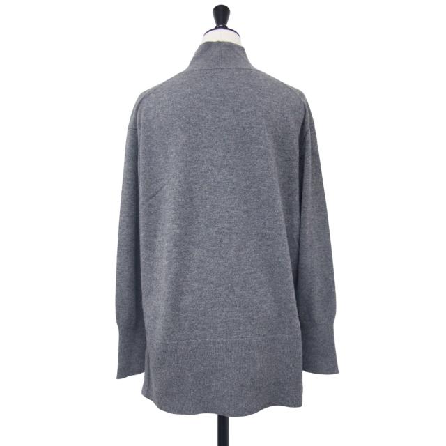 美品✨セオリーリュクス モックネックプルオーバー　ニット　グレージュ 美品✨セオリーリュクス モックネックプルオーバー ニット グレージュ