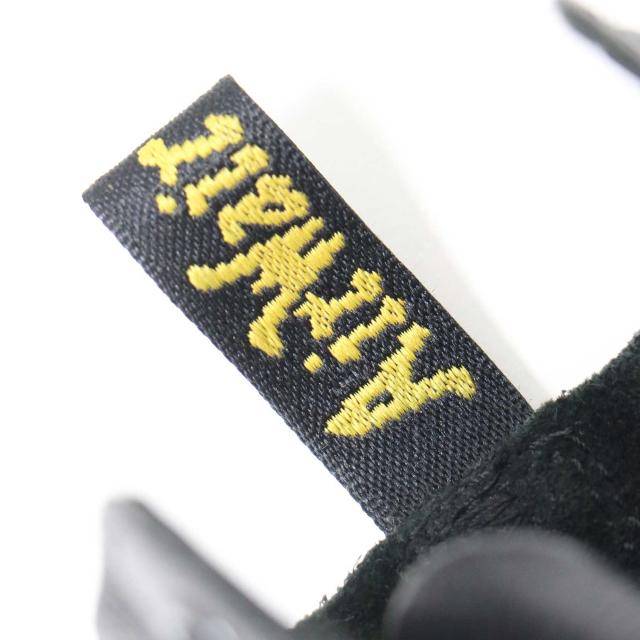 Dr.Martens ドクターマーチン ブラック 黒 サイズ:UK4(23.0cm) / パスカル 8 ホールブーツ 13512006 / PASCAL VIRGINIA ヴァージニアレザー イエローステッチ / シューズ 靴【レディース】【中古】【K4367】