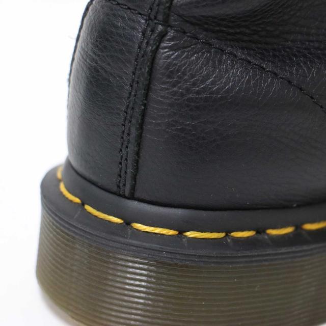 Dr.Martens ドクターマーチン ブラック 黒 サイズ:UK4(23.0cm) / パスカル 8 ホールブーツ 13512006 / PASCAL VIRGINIA ヴァージニアレザー イエローステッチ / シューズ 靴【レディース】【中古】【K4367】