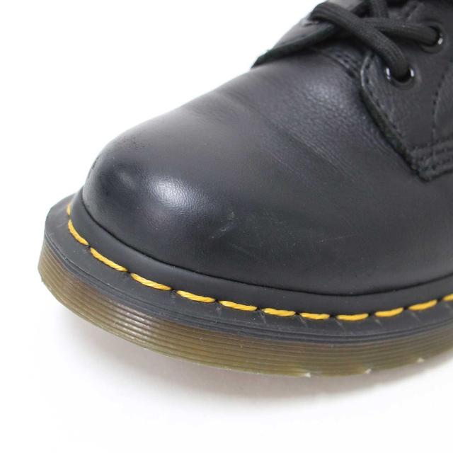 Dr.Martens ドクターマーチン ブラック 黒 サイズ:UK4(23.0cm) / パスカル 8 ホールブーツ 13512006 / PASCAL VIRGINIA ヴァージニアレザー イエローステッチ / シューズ 靴【レディース】【中古】【K4367】