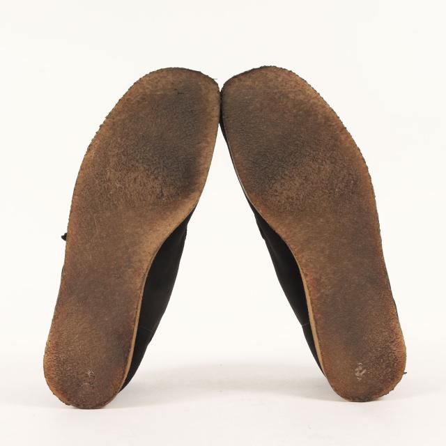 UNDERCOVER アンダーカバー サイズ:27.0cm / 22AW ×Clarks スウェード ワラビー ブーツ (Wallabee Boots) / ブラック 黒 / UK9 / ブランド シューズ 靴 / コラボ 別注【メンズ】【中古】【K4369】 UNDERCOVER アンダーカバー サイズ:27.0cm / 22AW ×Clarks スウェード