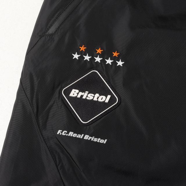 F.C.Real Bristol エフシーレアルブリストル パンツ サイズ:M / 25SS ナイロンタフタ イージーパンツ (PRACTICE EASY PANTS) / ブラック 黒 / ボトムス ズボン 軽量 撥水 防風【メンズ】【K4369】