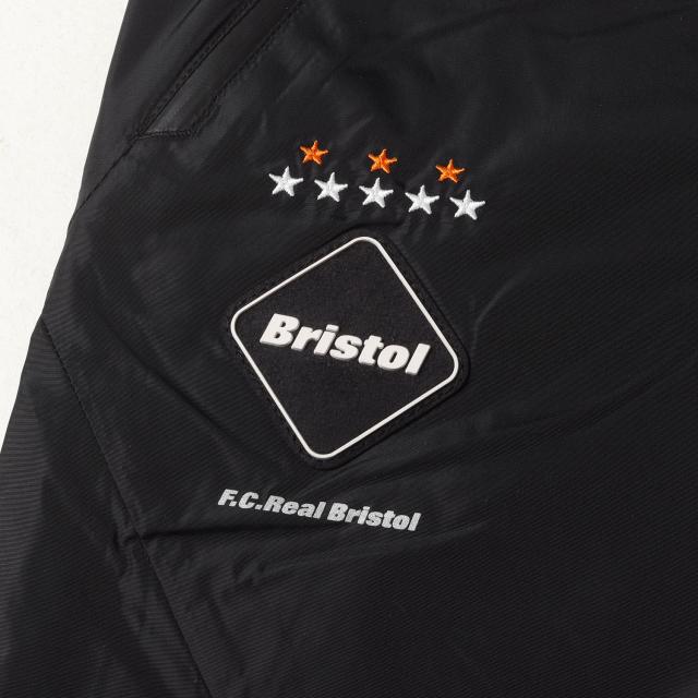 F.C.Real Bristol エフシーレアルブリストル パンツ サイズ:XL / 25SS ナイロンタフタ イージーパンツ (PRACTICE EASY PANTS) / ブラック 黒 / ボトムス ズボン 軽量 撥水 防風【メンズ】【K4369】