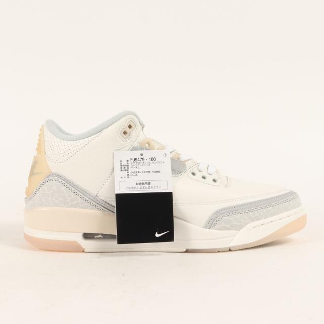 NIKE ナイキ サイズ:27.5cm / AIR JORDAN 3 RETRO CRAFT IVORY (FJ9479-100) / エアジョーダン3 レトロ クラフト / アイボリー グレーミスト / US9.5 / スニーカー シューズ 靴 バッシュ【メンズ】【K4370】_4