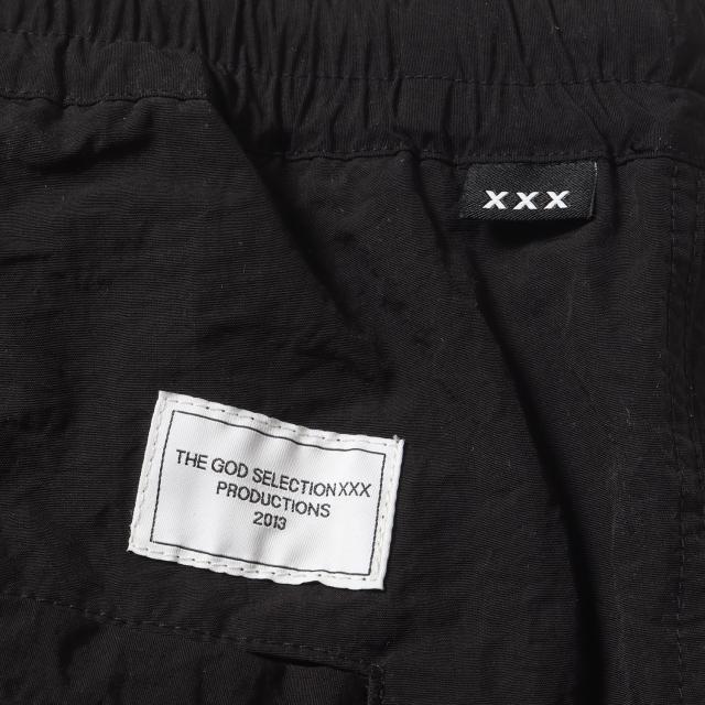 GOD SELECTION XXX ゴッド・セレクション・トリプルエックス パンツ サイズ:XL / 24SS ブランドロゴ ナイロン トラックパンツ (TRACK PANTS) / ブラック 黒 / ボトムス ズボン【メンズ】【中古】【K4370】_3