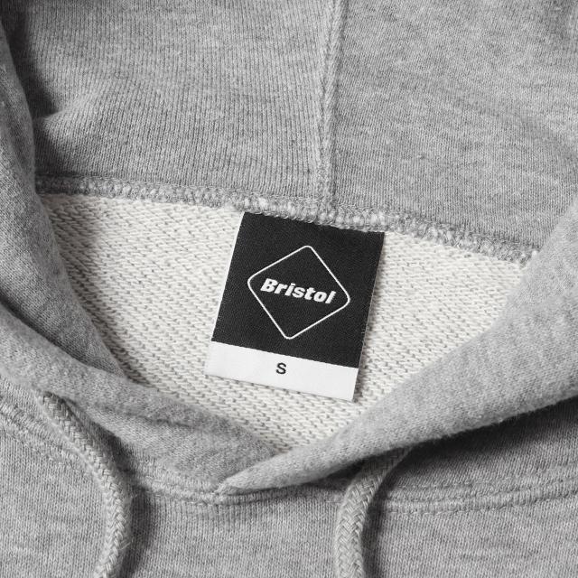 F.C.Real Bristol エフシーレアルブリストル パーカー サイズ:S エンブレム スウェットパーカー EMBLEM PULLOVER HOODY グレー トップス フーデッド スウェットシャツ【メンズ】【中古】【K4048】