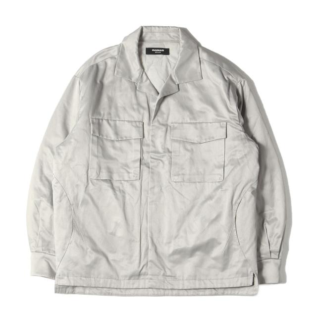 1piu1uguale3 ウノ ピュ ウノ ウグァーレ トレ ジャケット サイズ:M / RELAX 裏地キルティング スナップボタン CPO ジャケット / グレー / アウター ブルゾン 上着【メンズ】【中古】【美品】【K4372】