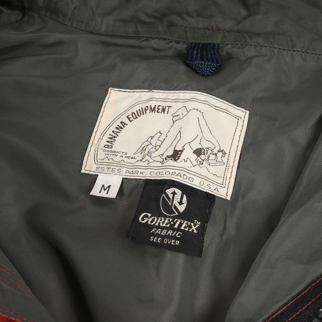 70s BANANA EQUIPMENT バナナ エクイップメント ゴアテックス マウンテンパーカー オレンジ サイズ:M 70年代 U.S.VINTAGE ヴィンテージ 古着 アウター ジャケット【メンズ】【中古】【K4029】
