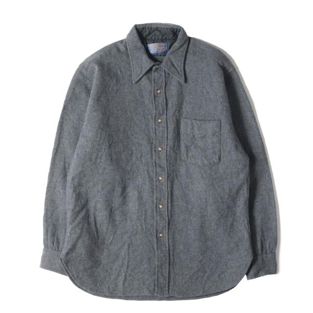 PENDLETON ペンドルトン シャツ サイズ:L / 70s 無地 ウール PENDLETON ペンドルトン シャツ サイズ:L / 70s 無地 ウール