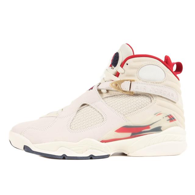 NIKE ナイキ サイズ:27.0cm SOLEFLY AIR JORDAN 8 RETRO SP (FJ2850-107) ソールフライ エアジョーダン8 レトロ セイル メタリックゴールド US9 ハイカット スニーカー バッシュ シューズ 靴【メンズ】【K4051】