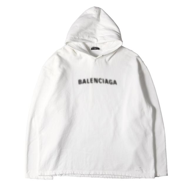 BALENCIAGA バレンシアガ パーカー サイズ:L 21AW ダメージ加工