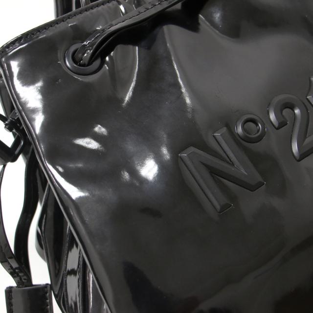N°21 ヌメロヴェントゥーノ バッグ ブラック 黒 サイズ:FREE / ロゴ