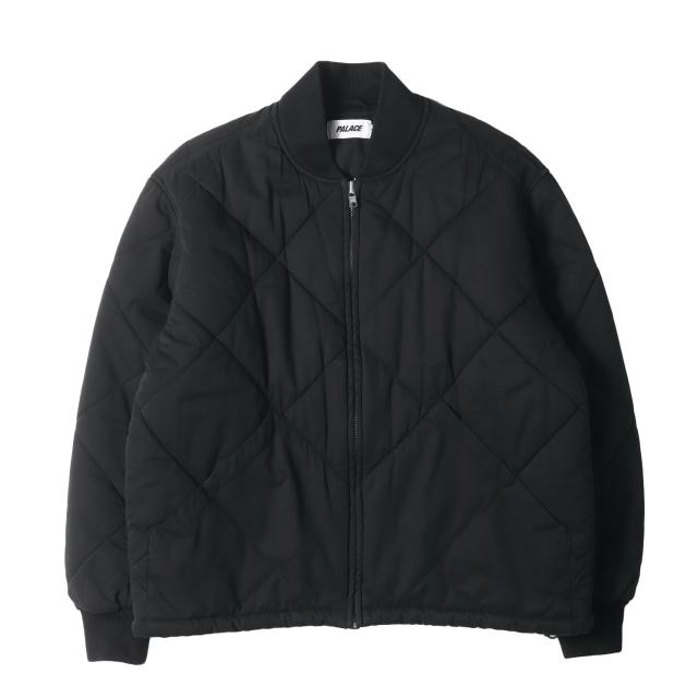PALACE パレス ジャケット サイズ:M / 24SS コットン キルティング ボンバージャケット (D-Quilt Bomber) / ブラック 黒 / アウター ブルゾン 上着【メンズ】【中古】【K4386】