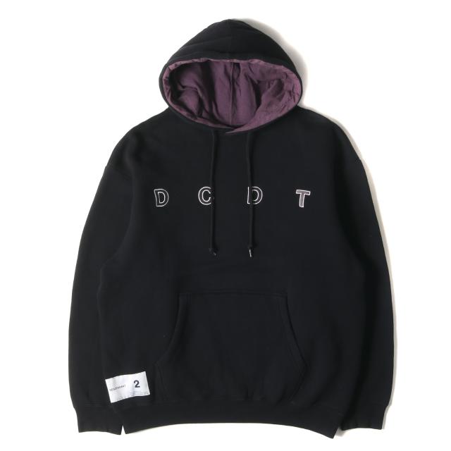 DESCENDANT ディセンダント パーカー サイズ:2 20AW DCDTロゴ スウェットパーカー BARKLEY HOODED SWEATSH ブラック 黒 トップス フーディー【メンズ】【中古】【K4062】
