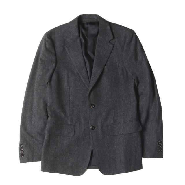 WACKO MARIA ワコマリア ジャケット サイズ:M / Ermenegildo Zegna ウール/カシミヤ 2つボタン テーラードジャケット / グレー / アウター ブレザー 上着【メンズ】【中古】【美品】【K4390】