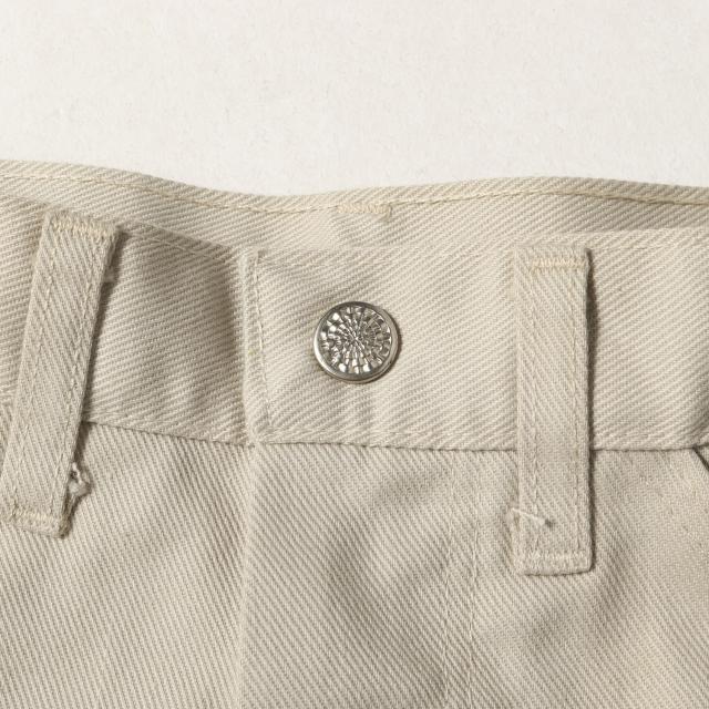 U.S.VINTAGE パンツ サイズ:記載なし(W30位) 60〜70s カツラギ スリム テーパード パンツ / ライトベージュ / ヴィンテージ 古着 / ボトムス ズボン【メンズ】【中古】【K4391】