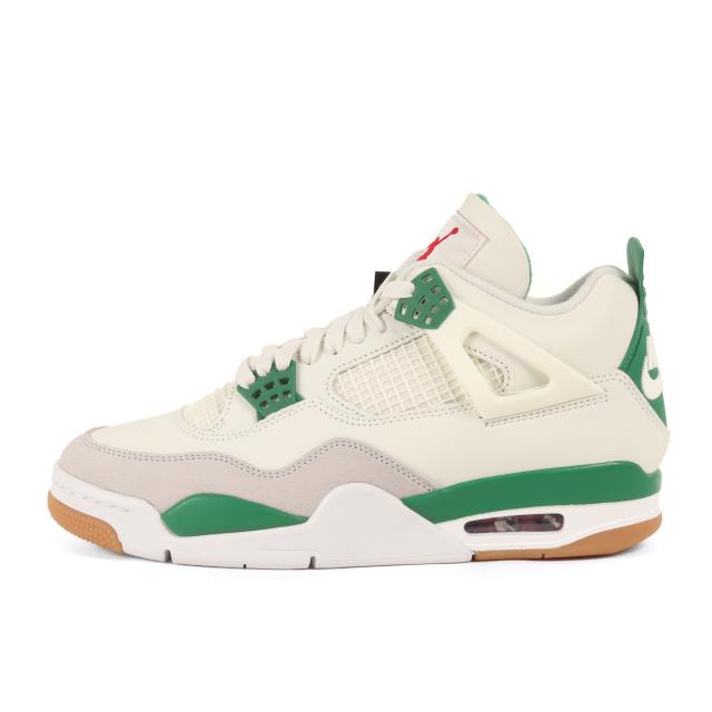 NIKE ナイキ サイズ:27.0cm / SB AIR JORDAN 4 RETRO SP PINE GREEN (DR5415-103) / エアジョーダン4 レトロ / セイル ホワイト パイングリーン / US9(27.0cm) / スニーカー バッシュ スケート シューズ 靴【メンズ】【K4393】