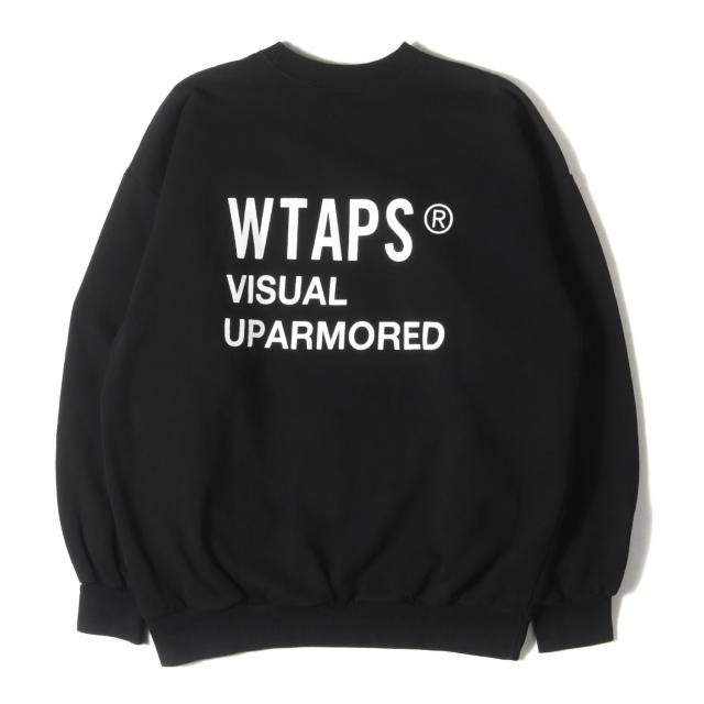 ダブルタップス WTAPS スウェット WTAPS ダブルタップス スウェット サイズ:M &frasl; 23AW バックロゴ クルー