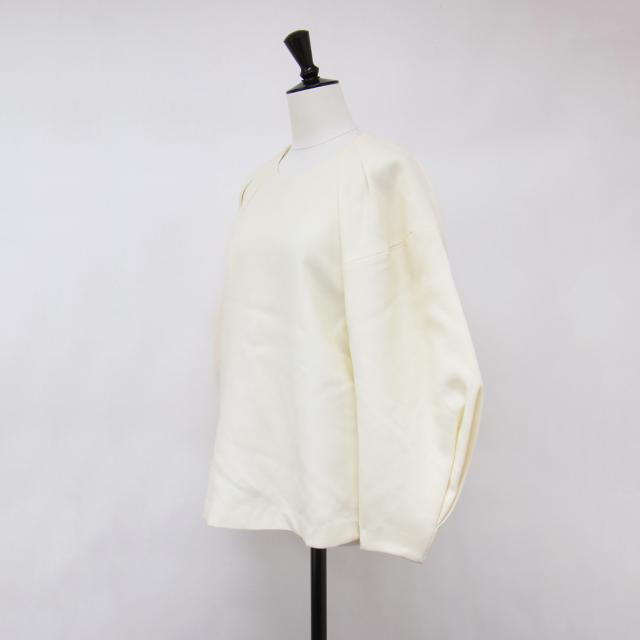 ENFOLD エンフォルド ブラウス オフホワイト サイズ:36(S) / ウール