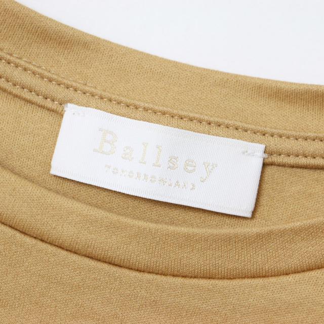 Ballsey ボールジー Tシャツ キャメル サイズ:S(9号) / 24春夏 スビン コットン スムース ロング プルオーバー / トップス Tシャツ カットソー半袖 クルーネック / 日本製 / 【レディース】【中古】【K4396】_3