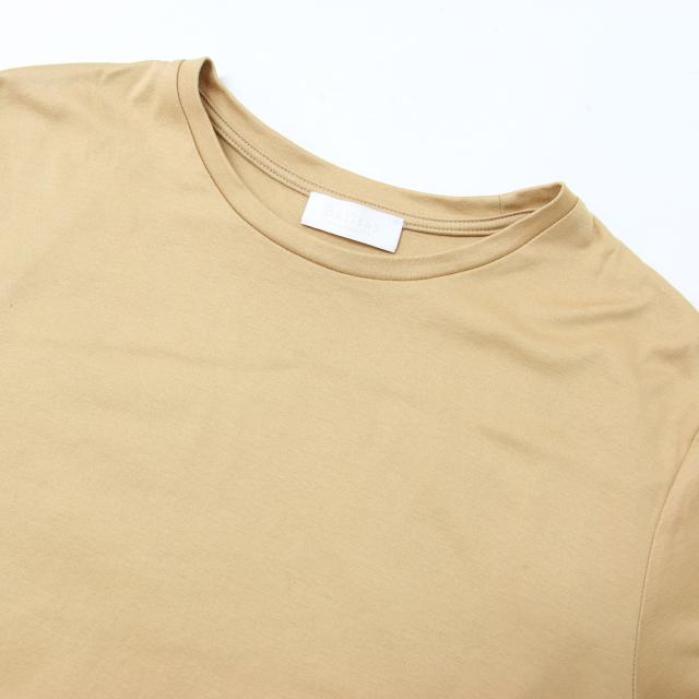 Ballsey ボールジー Tシャツ キャメル サイズ:S(9号) / 24春夏 スビン コットン スムース ロング プルオーバー / トップス Tシャツ カットソー半袖 クルーネック / 日本製 / 【レディース】【中古】【K4396】_4
